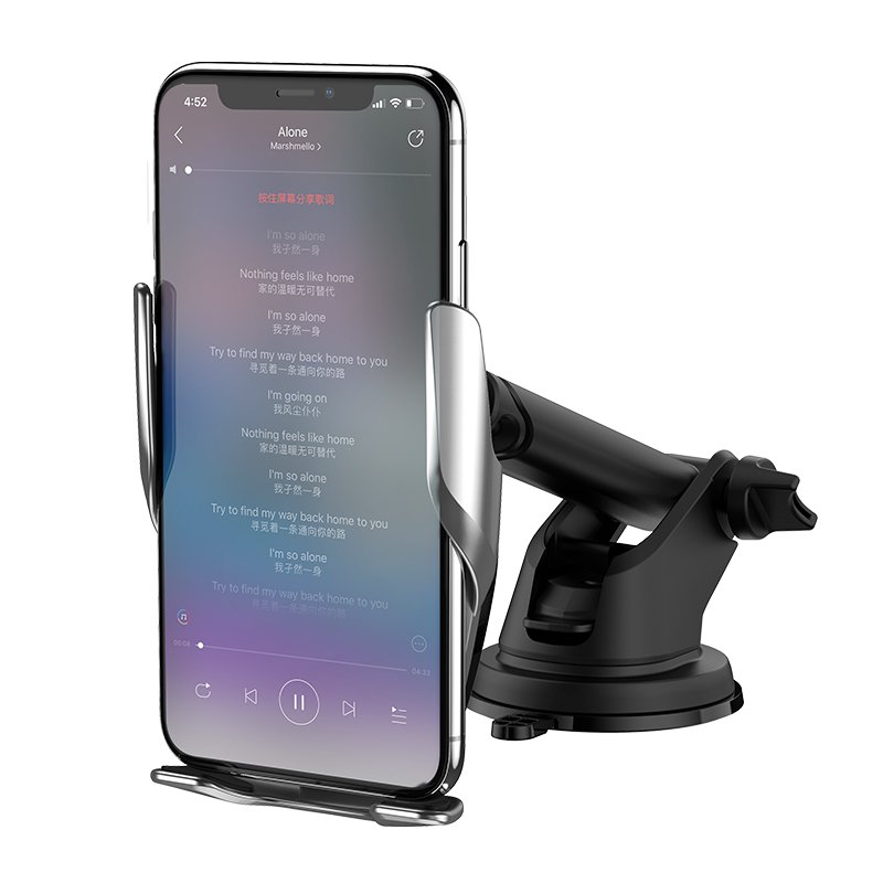 HOCO S14 Surpass Automatic Induction Wireless 15W Charging Car Phone Holder