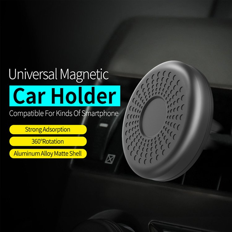 Magnetic Phone Car Mount Universal Air Vent Magnetic Phone Car Mount Phone Holder for cellphone with 2 Metal Plates