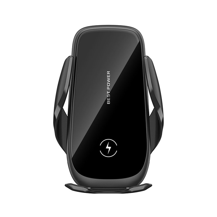 wholesale low price 15w fast magnetic wireless car charger smart sensor auto clamping car mount r2 wireless charger holder