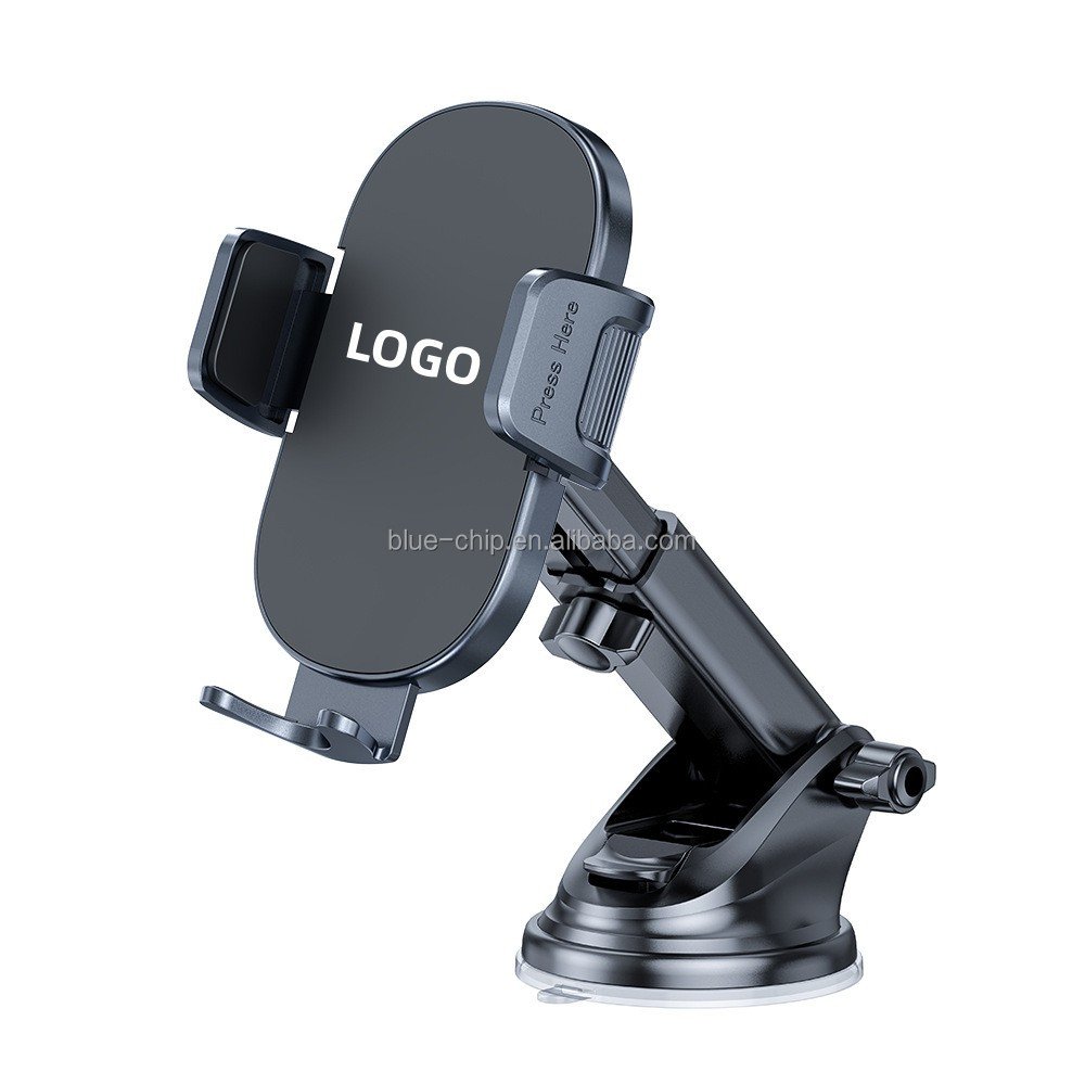 Top Selling Custom Logo 2-in-1 Universal Car Air Vent Phone Holder Suction Cup ABS Dashboard Mount Mobile Phone Holder For Car