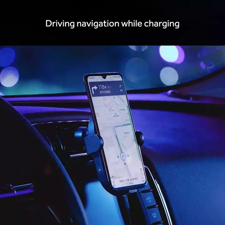 Original Xiaomi 20W Wireless Car Charger with Intelligent Infrared Sensor Mi Fast Car Charging Phone Holder