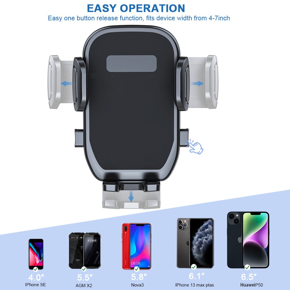 2023 Universal 360 degree rotating with metal hook car air vent cell phone accessories mobile car phone holder mount for car
