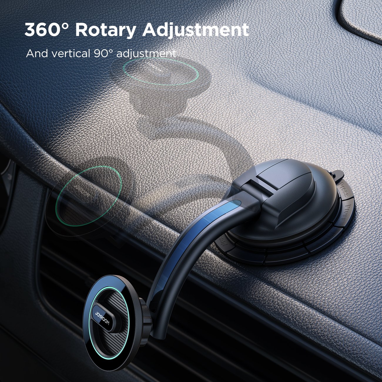JOYROOM Portable Super Strong Magnetic Phone Holder Smartphone Car Mount For Iphone 14