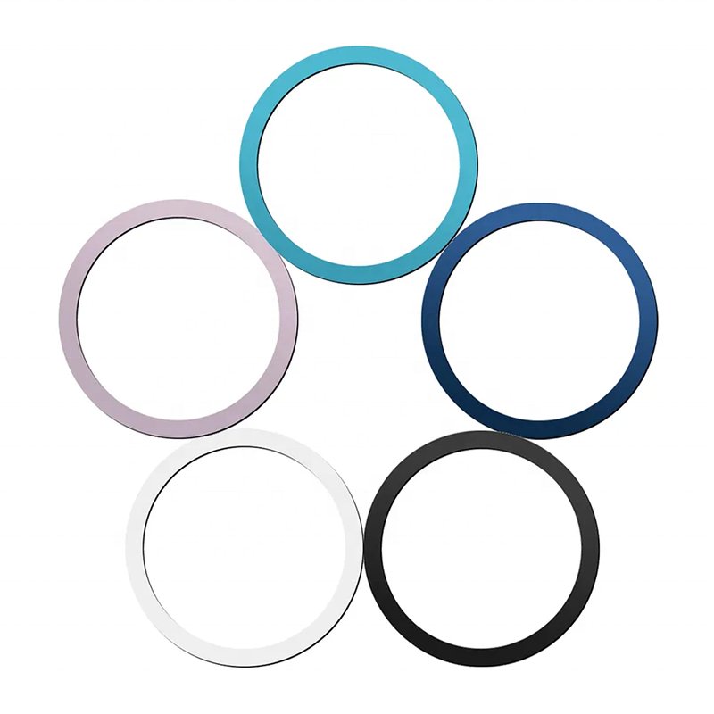 Wholesales Ultra-thin Phone Ring Sticker Magnet Car Mobile Phone Holder Iron Sheet Magnetic Metal Plate Sticker Rings