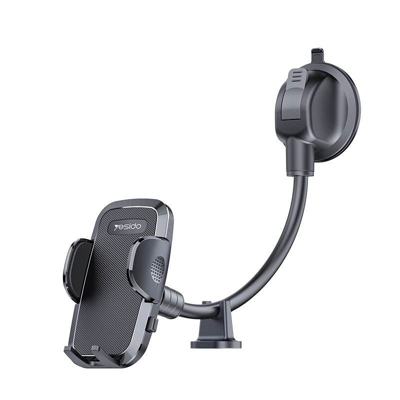 C140 YESIDO remote long Arm Goose neck suction cup phone holder
