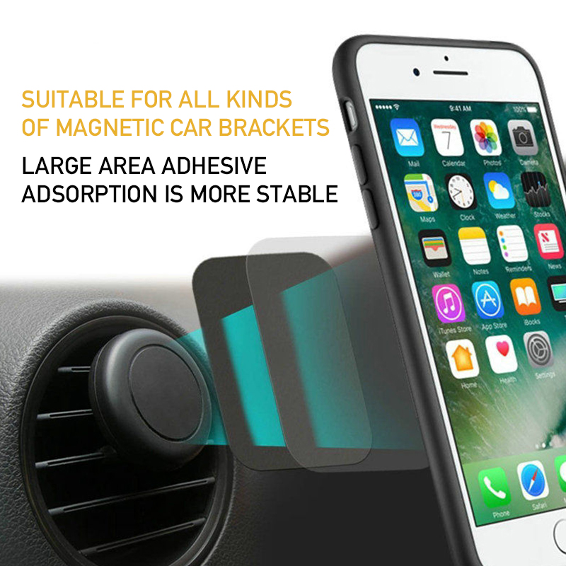 Wholesale Magnetic Metal Plate For Car Phone Holder Universal Iron Sheet Disk Sticker Mount Mobile Phone Magnet Stand