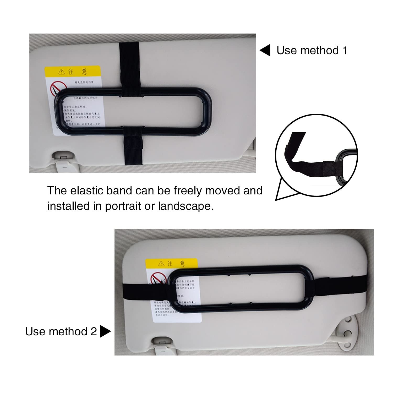 Car Sun Visor Tissue Box Holder Paper Towel Napkin Box Cover Seat Back Bracket Portable Car Mount Organizer