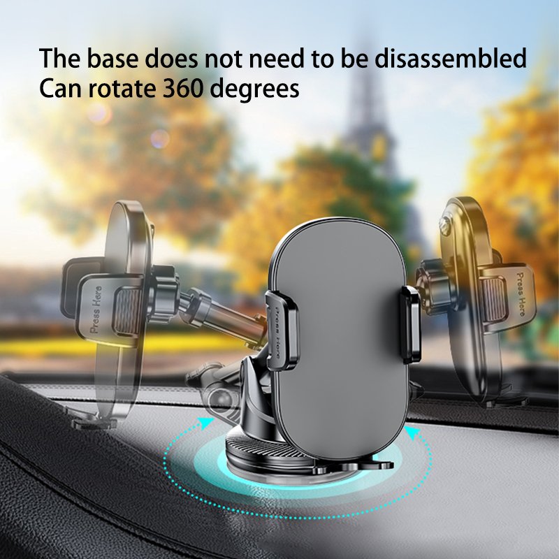 2024 New 360 Degree Rotation Flexible Dashboard Phone Holder Universal Cell Phone Stand for Car Mount