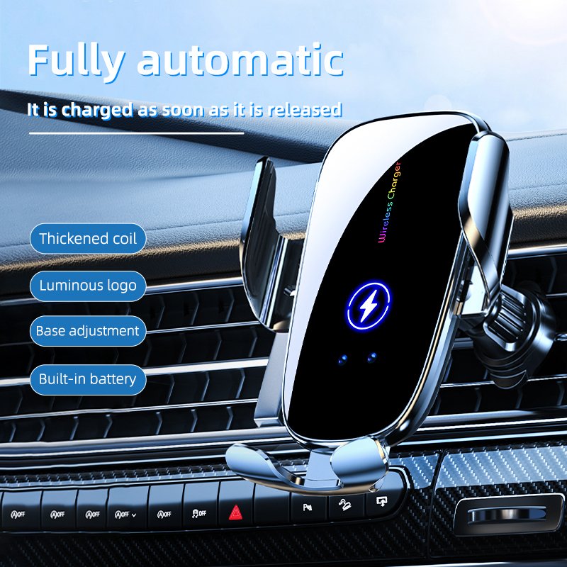 New Car Holder 15w Wireless Charging Car Phone Holder Auto Sensor Car Phone Mount
