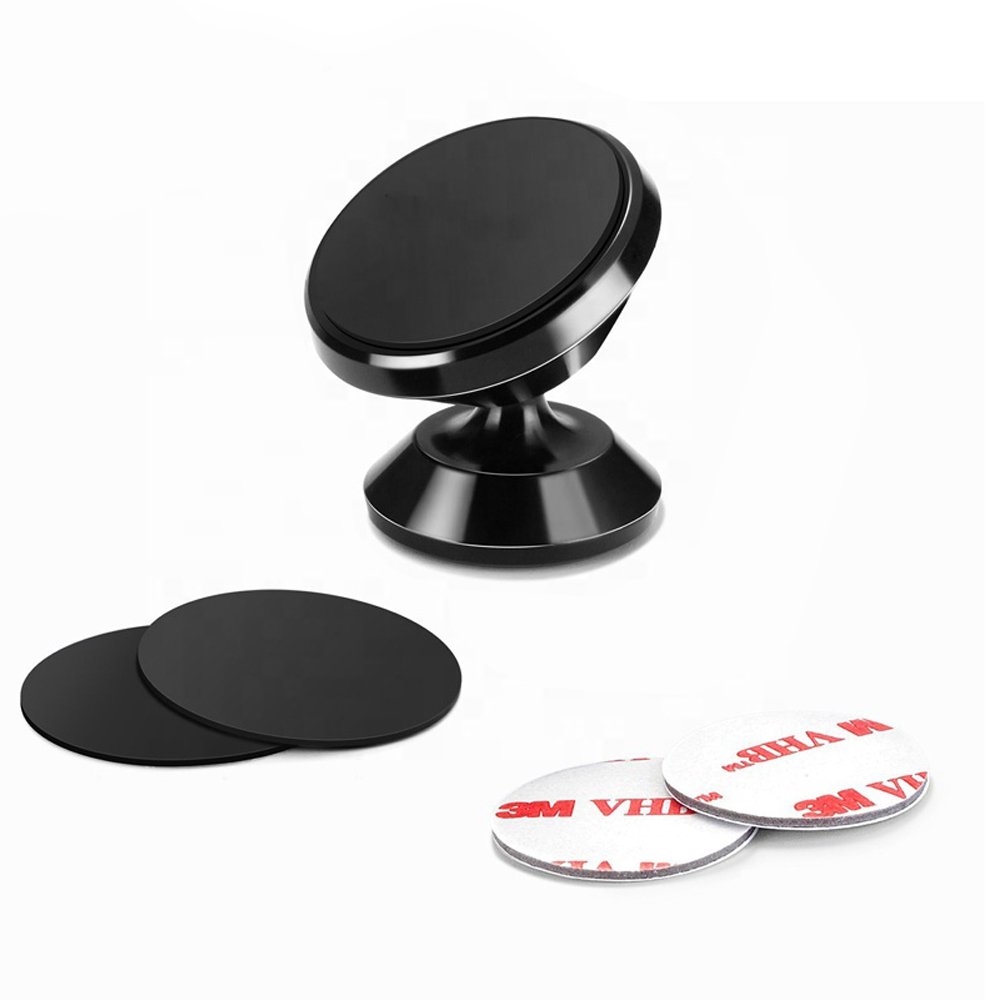 Best Selling OEM Logo Universal 360 degrees Rotation Magnetic Phone Holder Metal Strong Magnet Car Phone Mount Car Dashboard