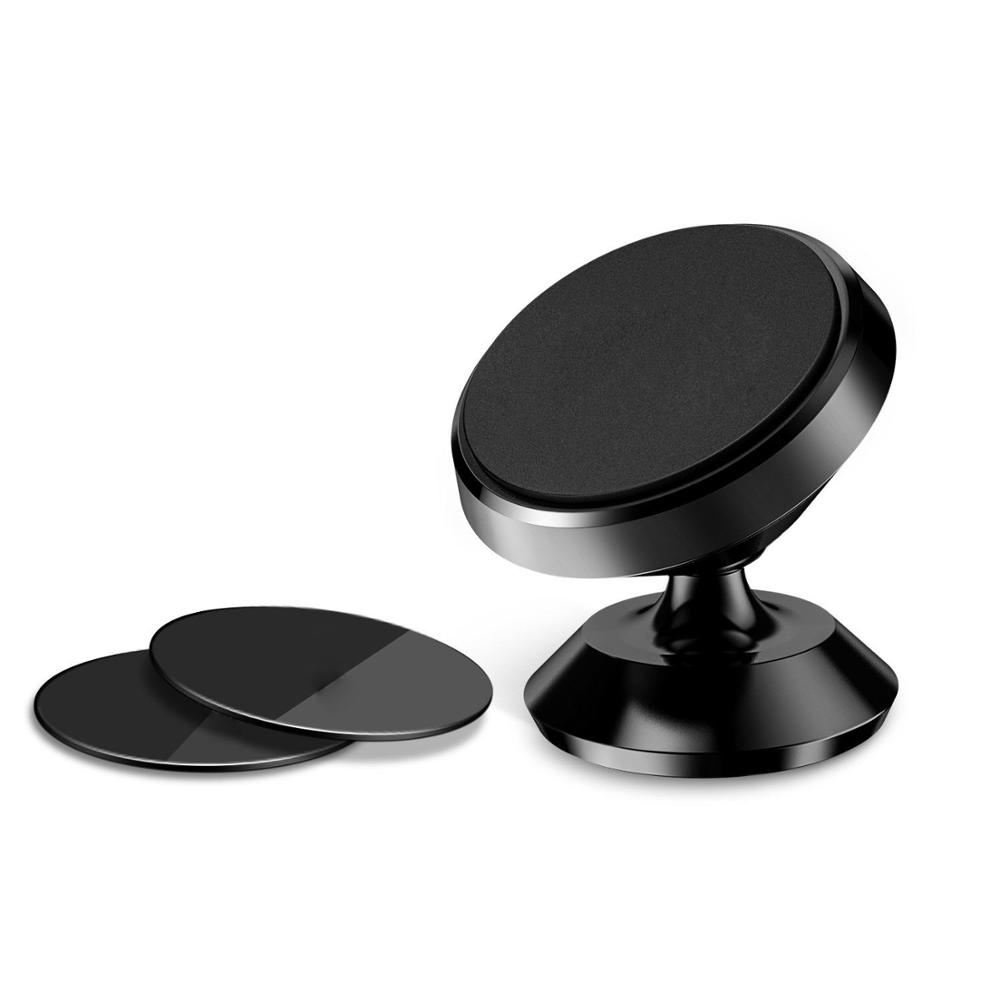 Best Selling OEM Logo Universal 360 degrees Rotation Magnetic Phone Holder Metal Strong Magnet Car Phone Mount Car Dashboard