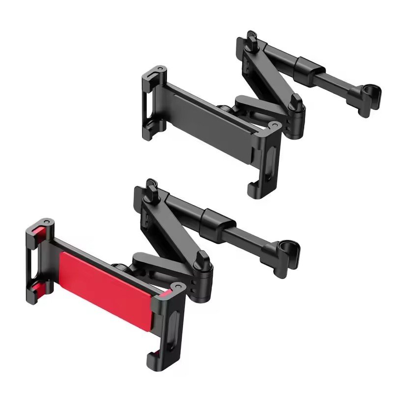 HOT 360 Rotation Car Rear Pillow Bracket Tablet Mobile Phone Bracket Stretchable Clip Chair Mobile Phone holder