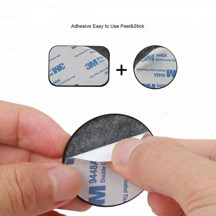 Round Universal Car Metal Plate for Magnetic Adsorption Desk Wall Phone Holder Iron Sheets for Air Vent Car Holder