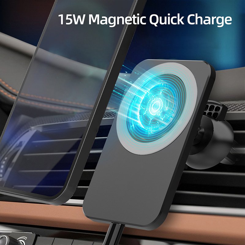2024 Newest Car Support Mount Wireless Mobile Phone Holder Magnetic Car Phone Holder for mobile Phone