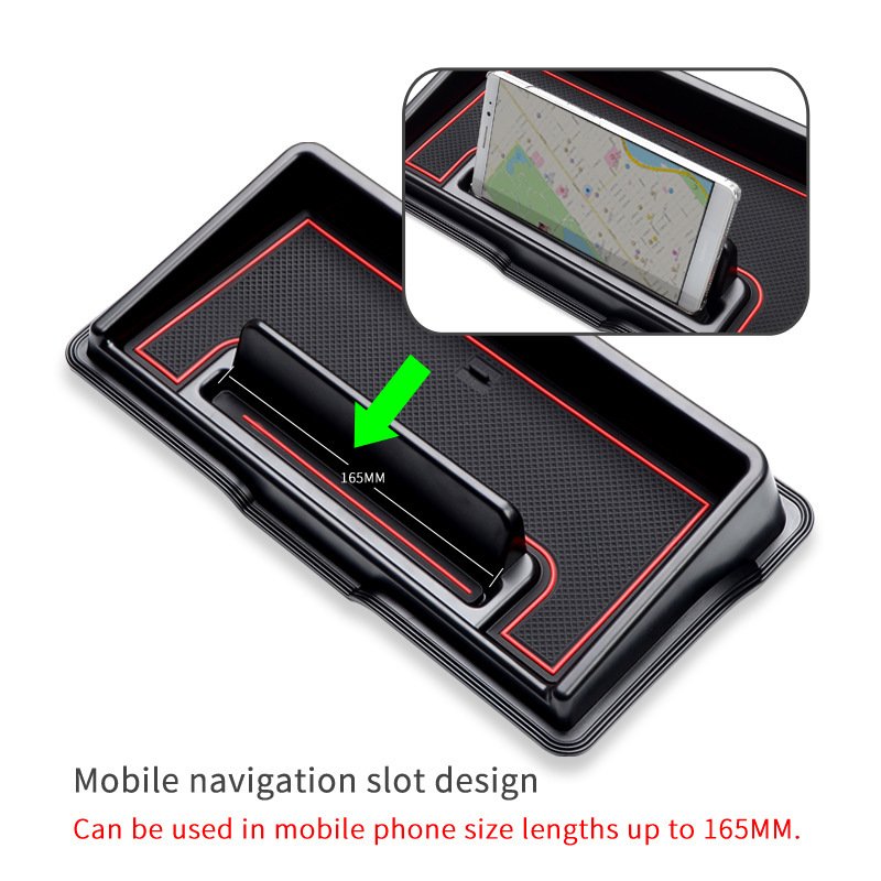 dashboard ABS storage box car mobile phone holder for suzuki jimny JB64 JB74 2019 to 2023