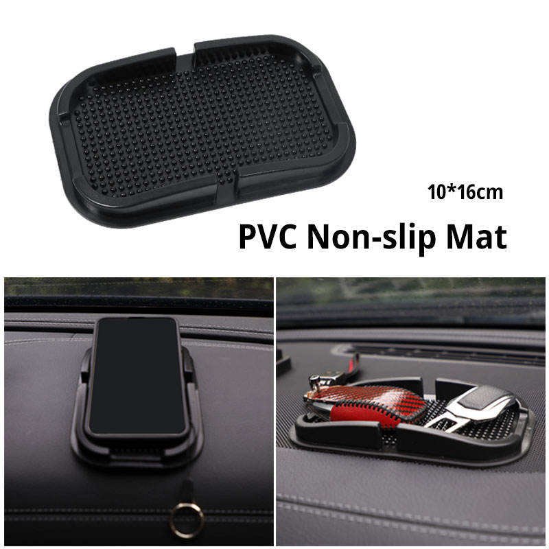 Car Pu Organizer Storage Box Mobile Holder Stand Accessories Car Non-slip Phone Holder