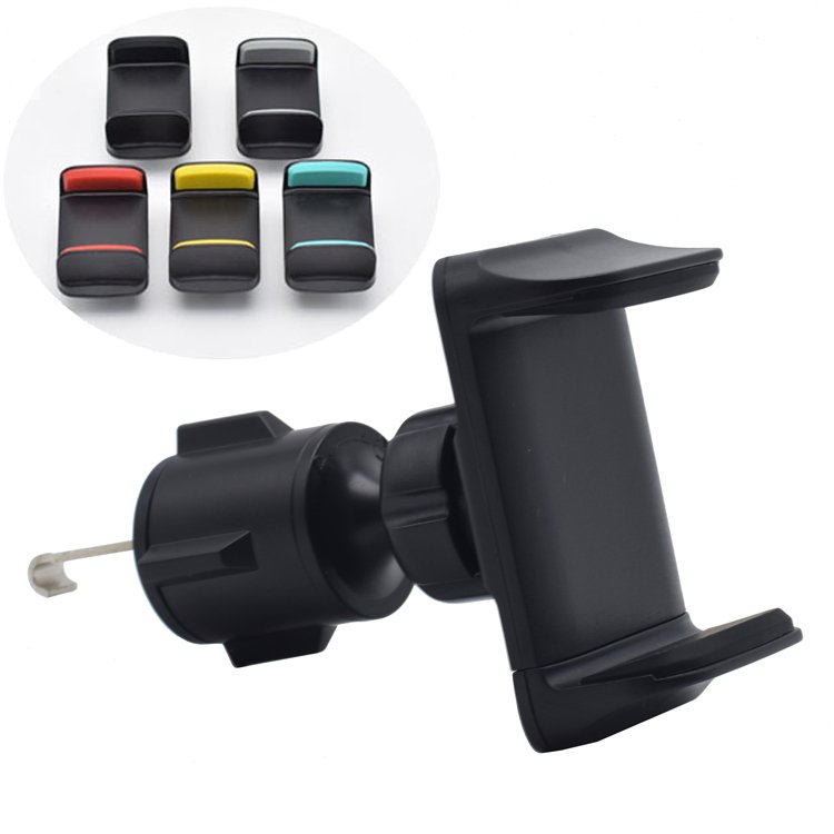 New Item Custom Logo Mini Car Holder Air Vent Mount ABS Car Phone Stander Silicone stand mount in Car Mobile mount Holder