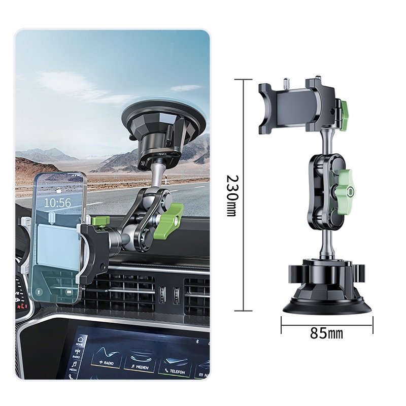 Customized Logo Universal Navigation Mobile Phone Holder Vacuum Suction Cup Mount Car Holder for Smart Phones