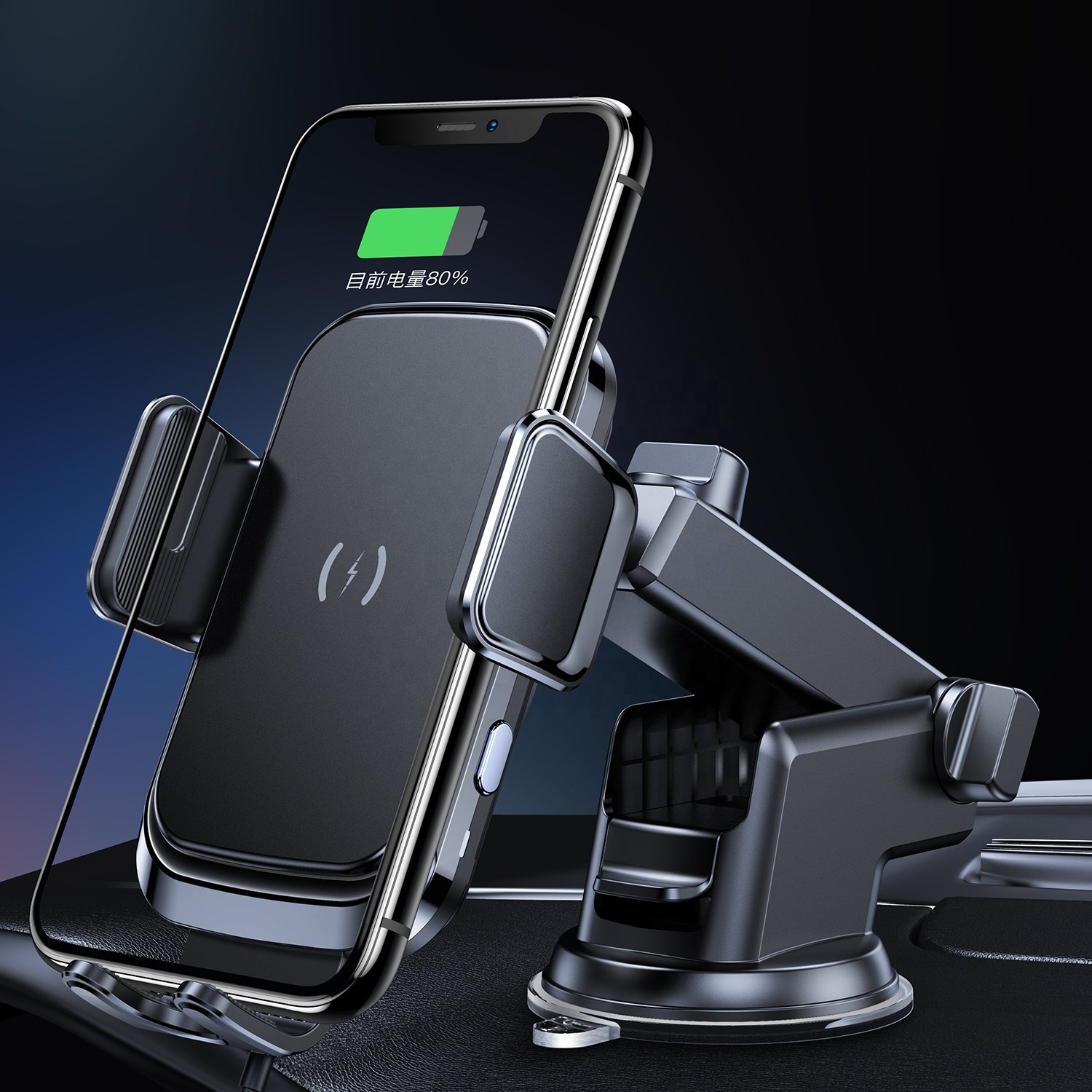 Newly Holder Phone Popular Multifunctional Fast Charging Automatic Sensor Car Mount 15W Magnet Magnetic Wireless Car Charger