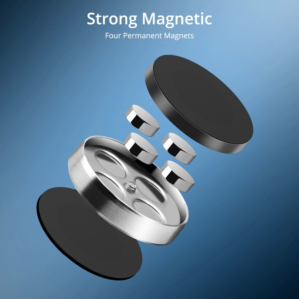 Cheapest Universal paste metal mini magnetic car mount magnet mobile phone wall key holder for mobile phone