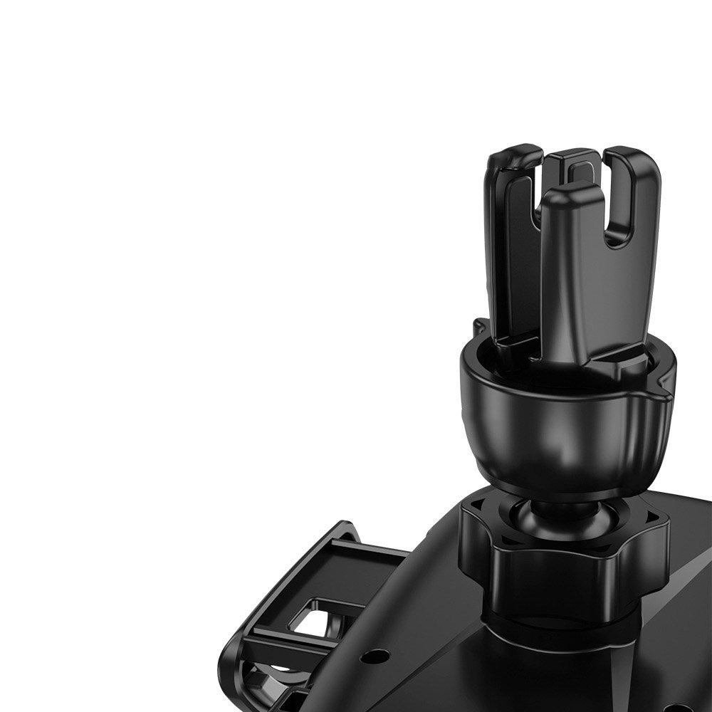 2024 online platform tiktok hotselling premium quality black ABS material rotatable and retractable car phone holder