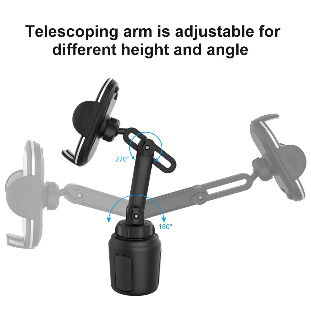 New Top Seller Car Cup Holder Product Car Cup Phone Mount Easy Used Bracket Car Cup Phone Stand