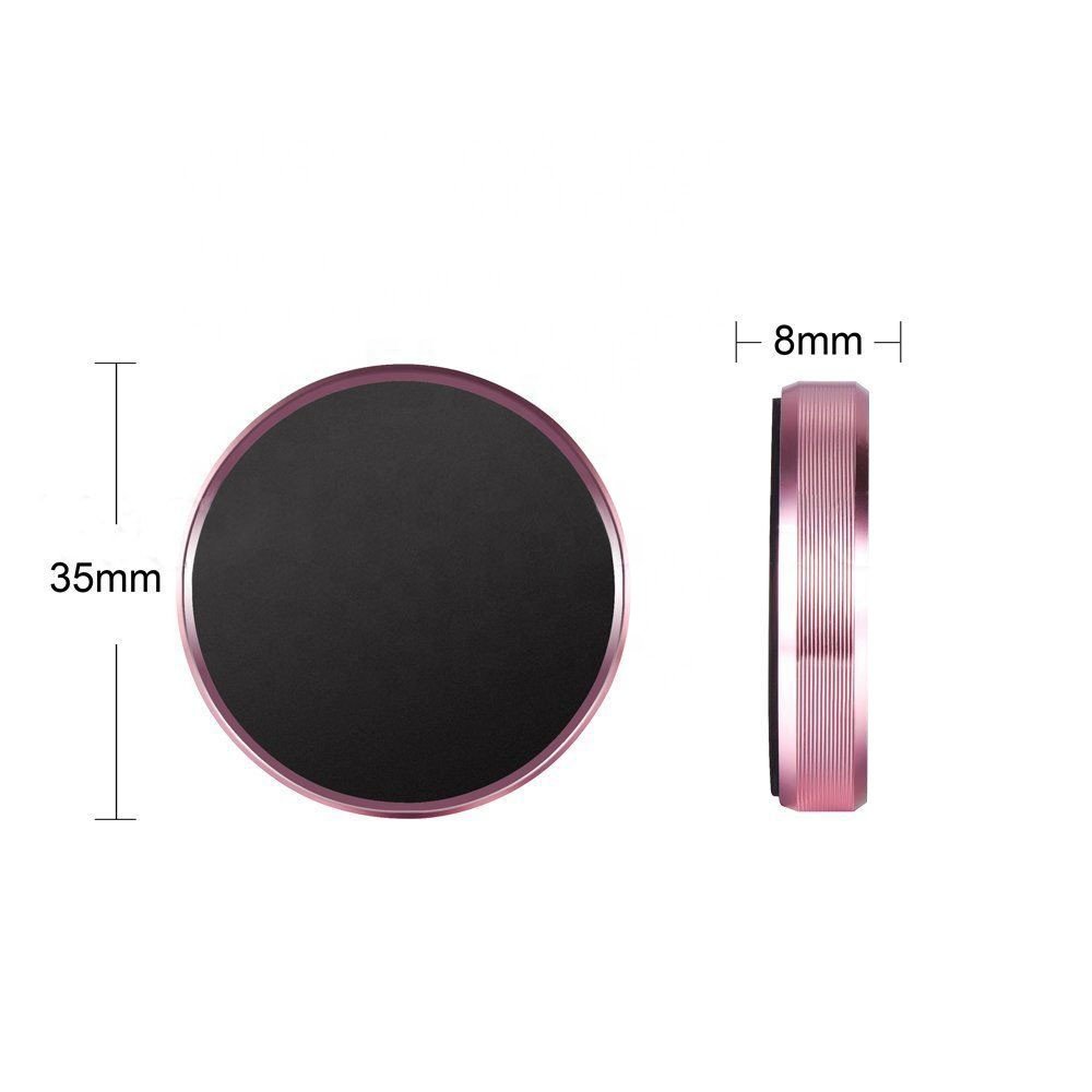Christmas Universal paste metal plate mini magnetic car mount magnet mobile phone holder for cellphone a8