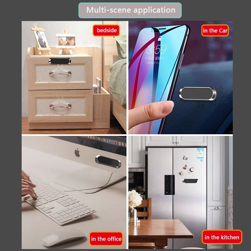 Eonline Metal Plate Magnet Cell Phone Stand For Mobile Phone metal Magnetic Car Phone Holder Strong Magnet Adsorption Car