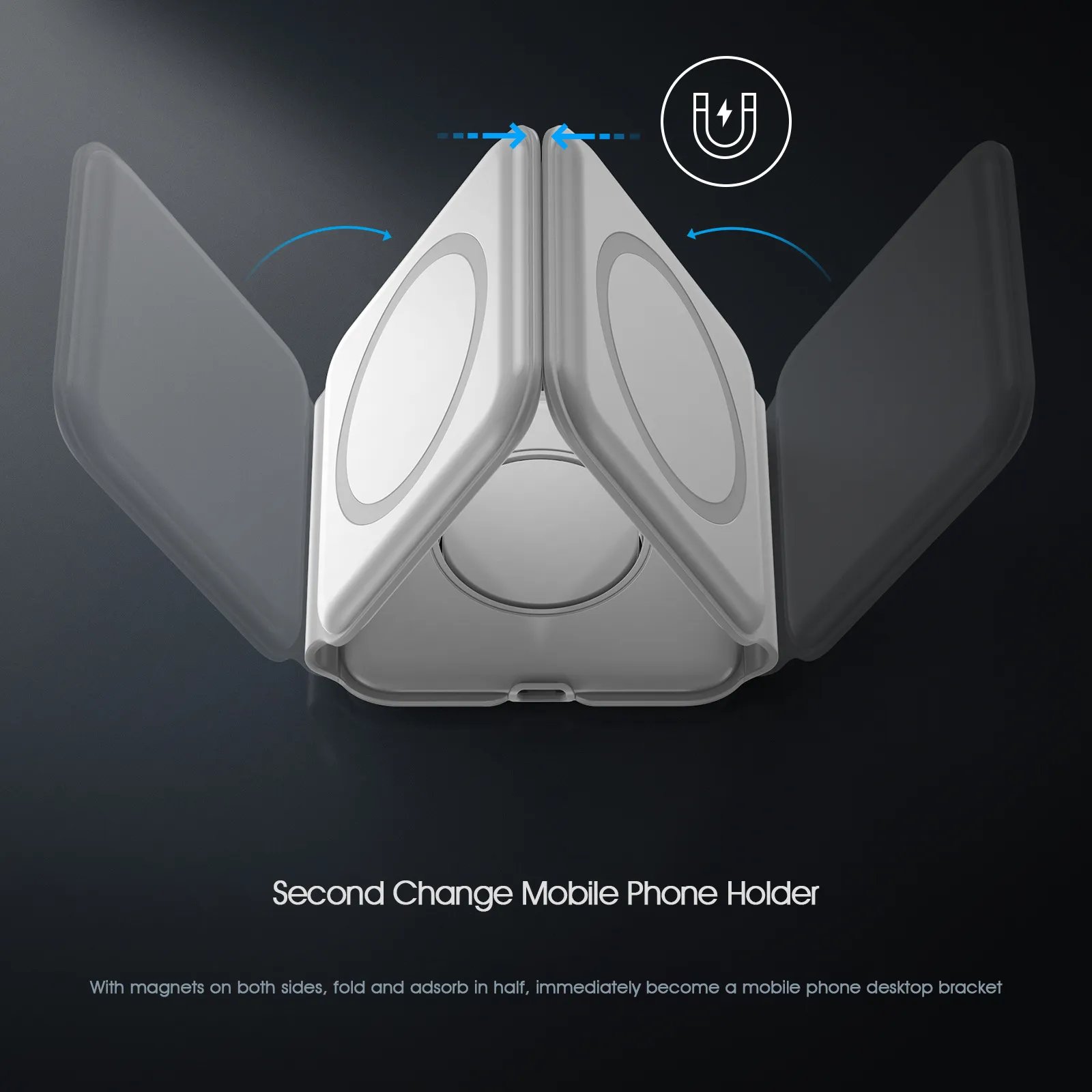 3 in 1 foldable wireless charger 15W magnetic wireless phone charger charger wireless for iphone 14 pro max for watch for earbud