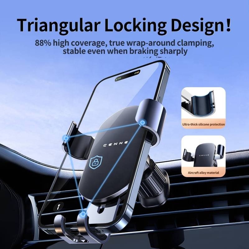 New Arrival Phone Holder for Car Universal Car Phone Holder Air Mount Cellphone Accessories Mobile Stand 360 Degree Phone Mount