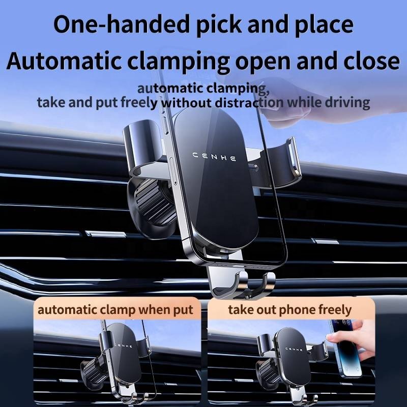 New Arrival Phone Holder for Car Universal Car Phone Holder Air Mount Cellphone Accessories Mobile Stand 360 Degree Phone Mount