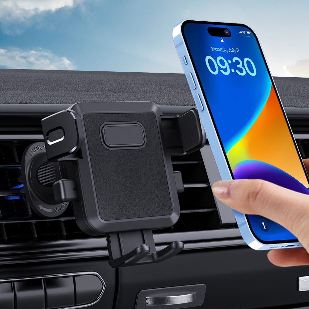 TAIWORLD High Quality Portable Car Phone Stand 360 Degree Rotation Anti-Slip Silicone Holder Custom Customer Logo PC Material