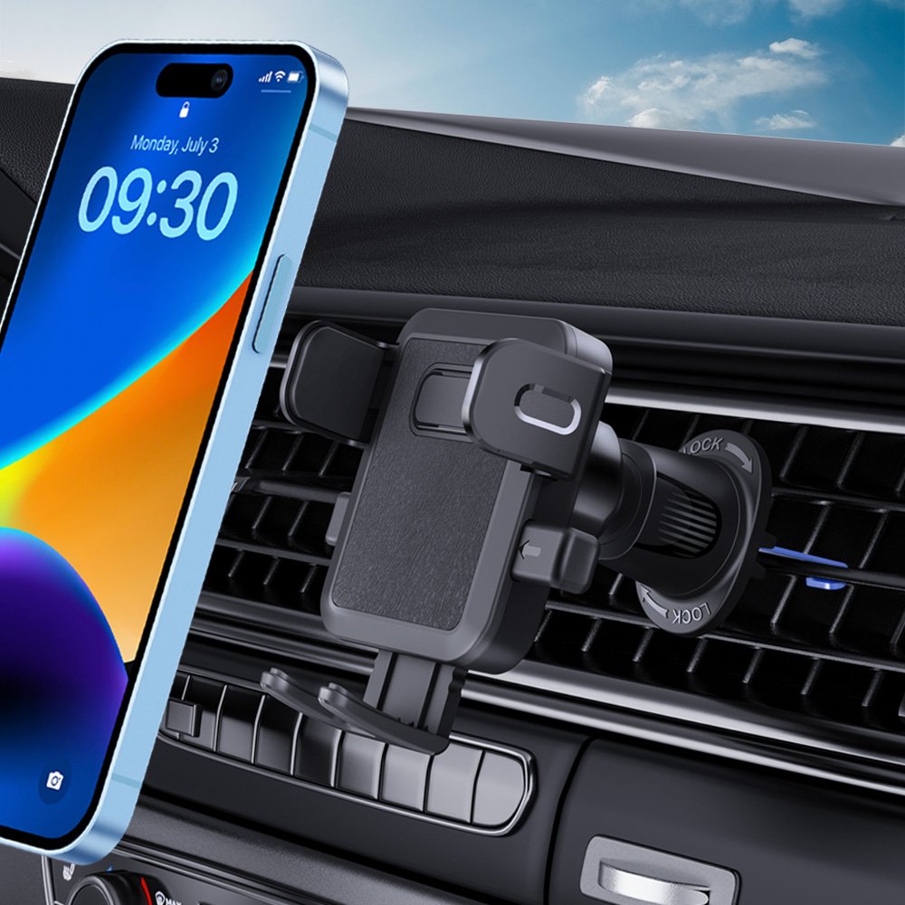 TAIWORLD High Quality Portable Car Phone Stand 360 Degree Rotation Anti-Slip Silicone Holder Custom Customer Logo PC Material