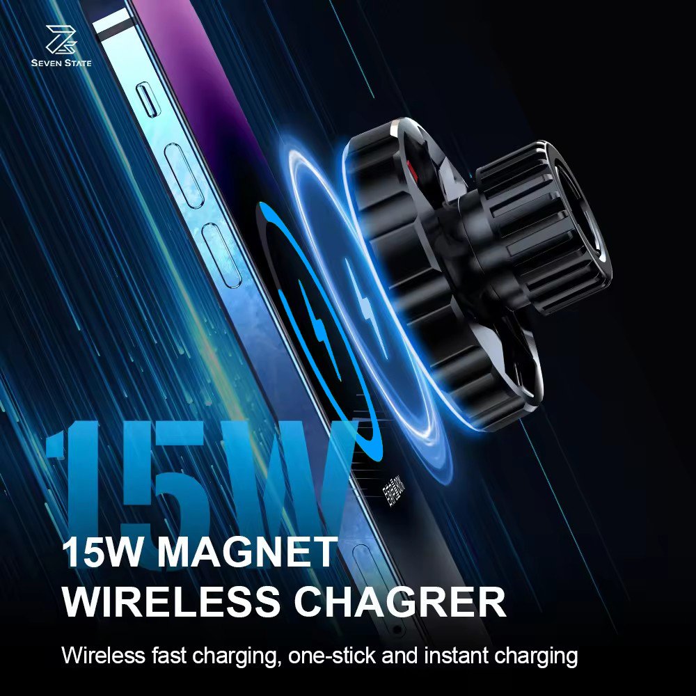 Magnetic Phone Holder For Car,15W Magnetic Wireless Car Charger,Universal in Car Air Vent Car Accessories
