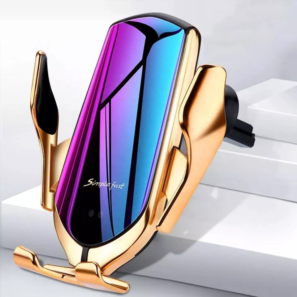 Wholesale 15W Support Fast Charging Mobile Charger Wireless Acrylic Charger Plates Car Phone Holder Wireless Charger