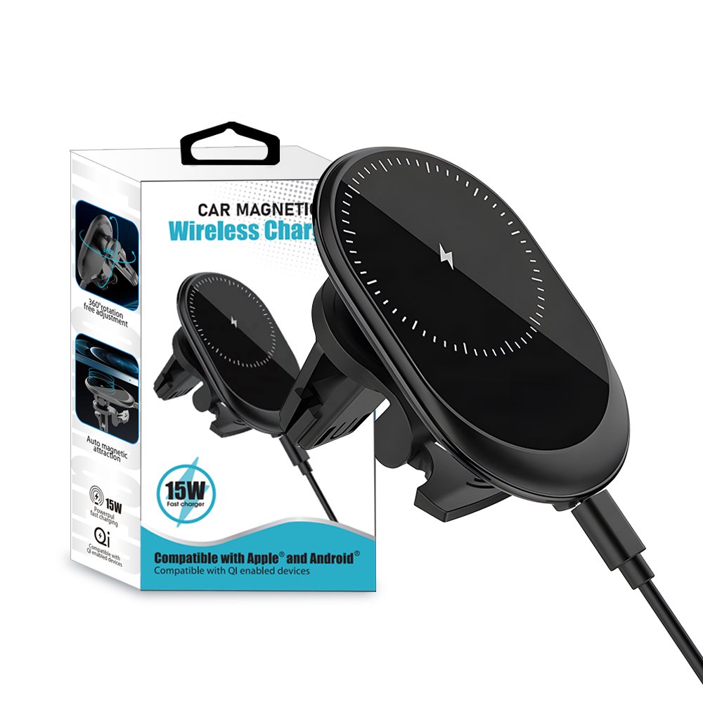 Wireless Phone Chargers Smart Holder 15W Fast Charging Mount Magnetic Car Charger 15W Fast Charging Cars Holder