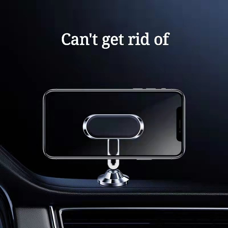 New Design Mobile Phone Bracket Metal Aluminum Alloy Universal Car Phone Holder Magnetic