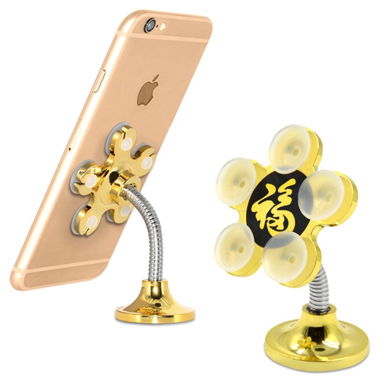 New Arrival 360 Degree Metal Strong Stick Car Stand Holder Mobile Phone Car Mount Bracket For phone