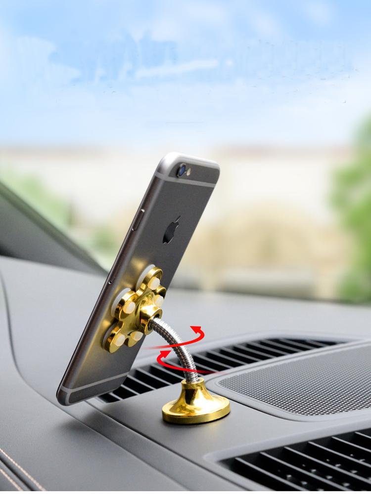 New Arrival 360 Degree Metal Strong Stick Car Stand Holder Mobile Phone Car Mount Bracket For phone