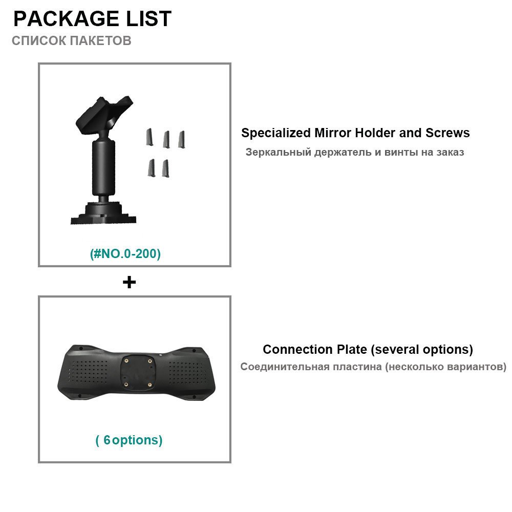 Zimtop Car DVR Holder for Car DVRs Mounts Rearview Mirror DVR Holder Car GPS Recorder Mount Bracket Dash Cam Customizable