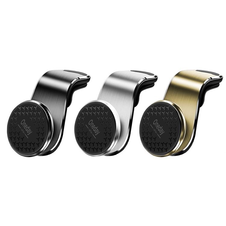 Hot Sale Oneday OH02 Aluminum magnetic car holder For outlet in car Magnetic Car Phone Holder Universal Air Vent
