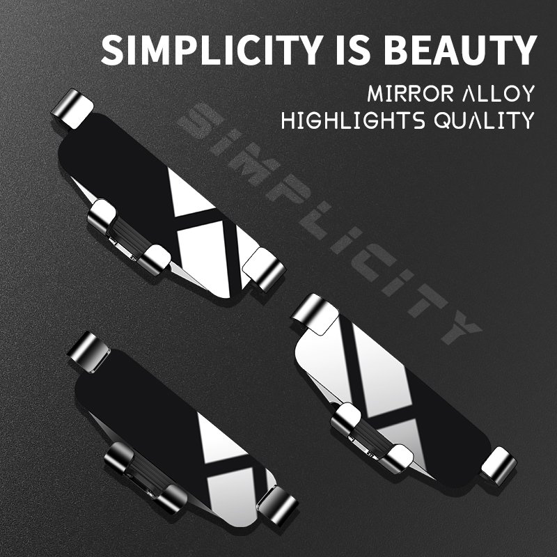 New Arrival Universal Car Phone Mount Gravity Air Vent Phone Holder Mobile Phone Stand-compatible with All Brands