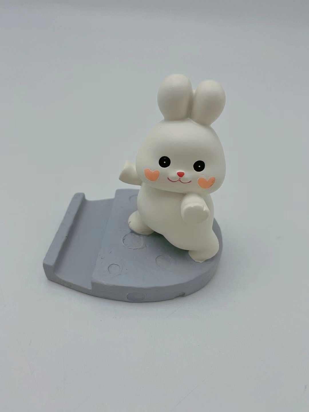 Angle Adjustable Cute Bunny Phone Holder Desktop Cell Phone Stand Holder For Mobile Pad Tablet