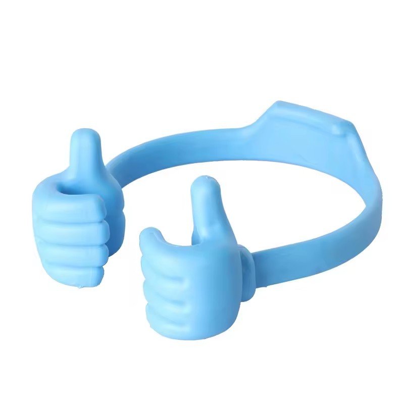 Wholesale universal Thumbs Up Cell Phone Holder Movie Video Watching Lazy Bed Desktop Mount Stand Phone Accessories