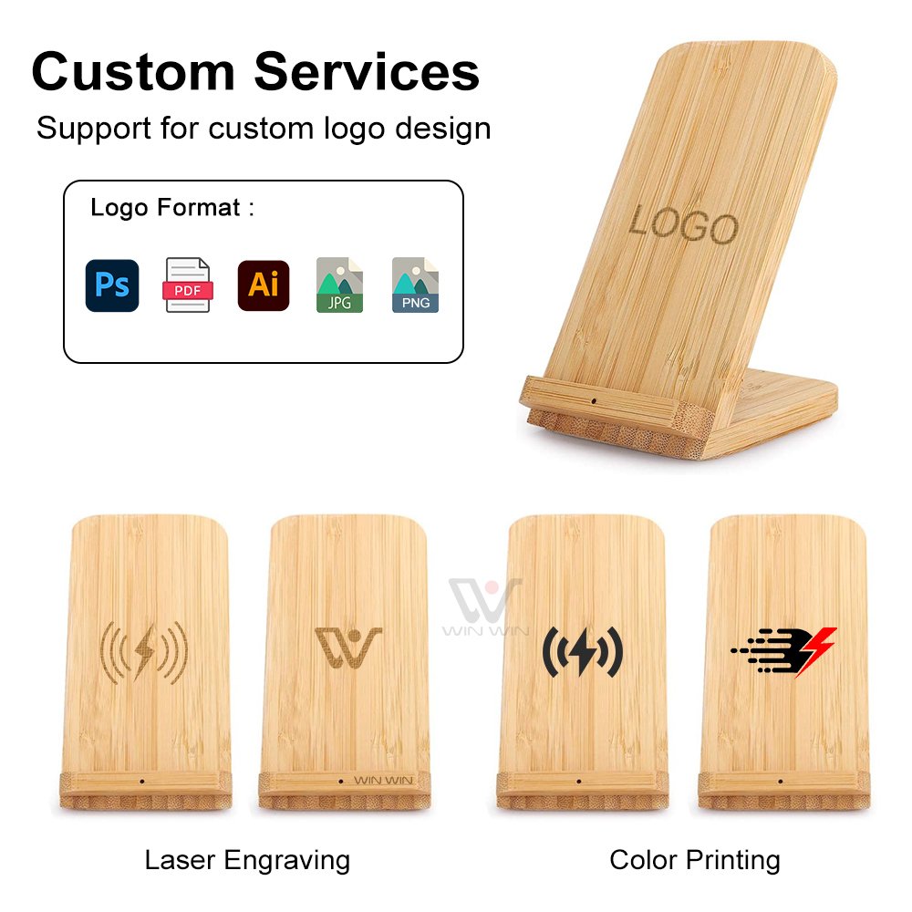 2024 New Products Wireless Charger Custom Logo Double Functions Phone Car Wireless Chargers 10W 15W Phone Holder