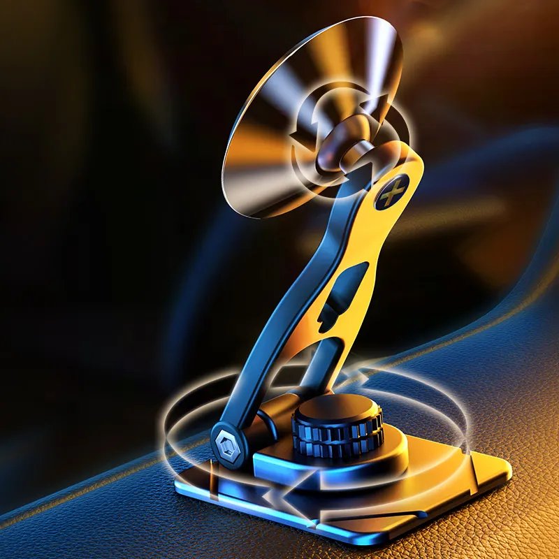 New Design Universal Dashboard Car Mobile Phone Holder Floating Screen Folding Magnetic Dashboard Phone Mount Universal