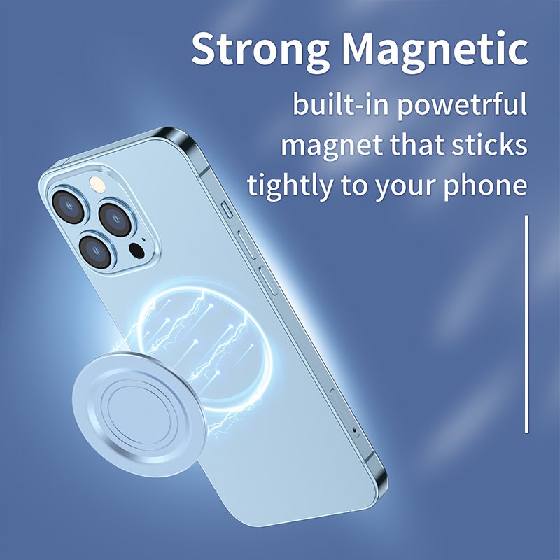 Factory Custom Phone Socket Grip Holder Magnetic Grip Holder Magnetic Base Compatible with Poping up Sockets for iPhone 15 14 13