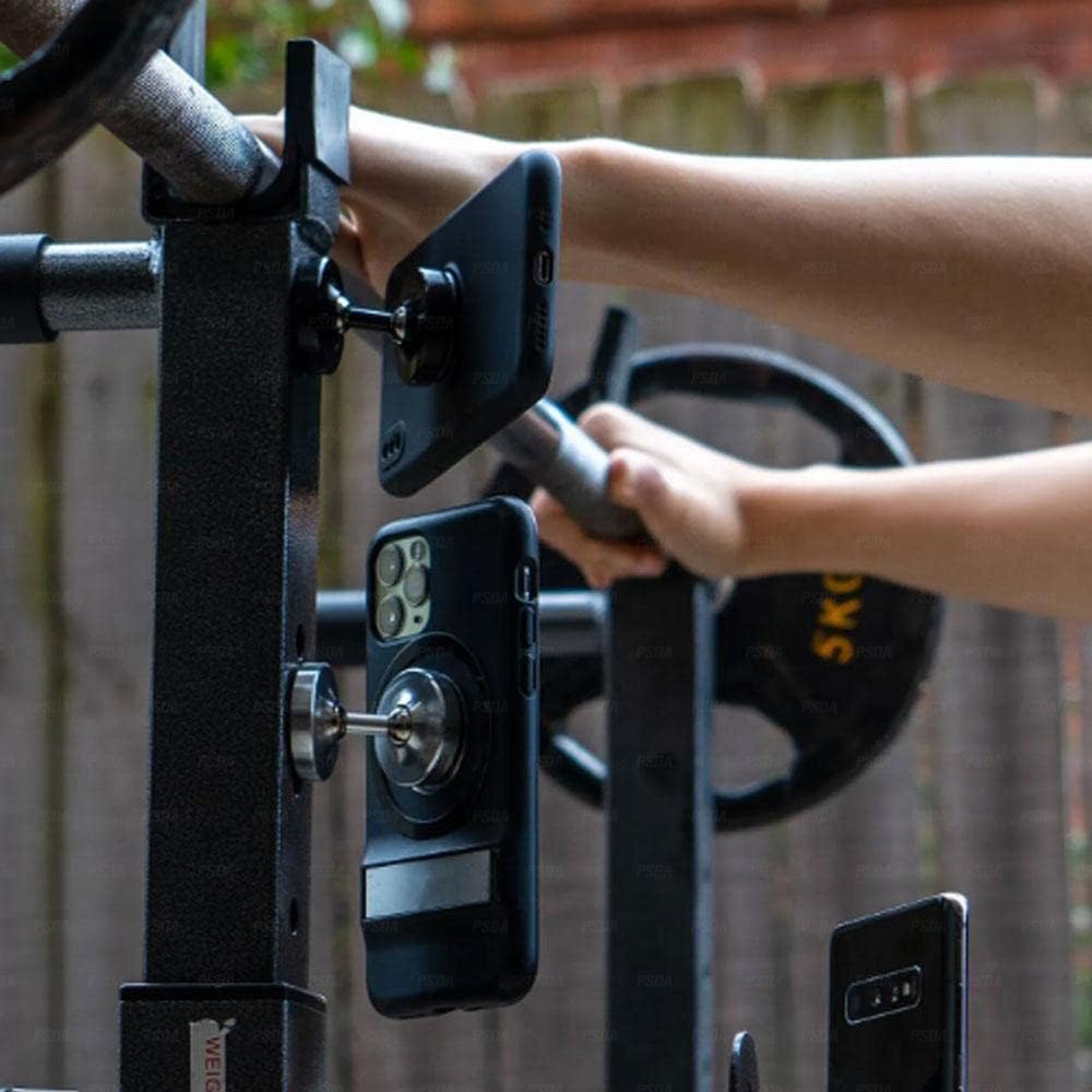 N52 Gym MAGNETIC HOLDER for Cellphone 360 Phone Holder for fitness GYM Double Sided Magnetic For iphone 15 14 13 12