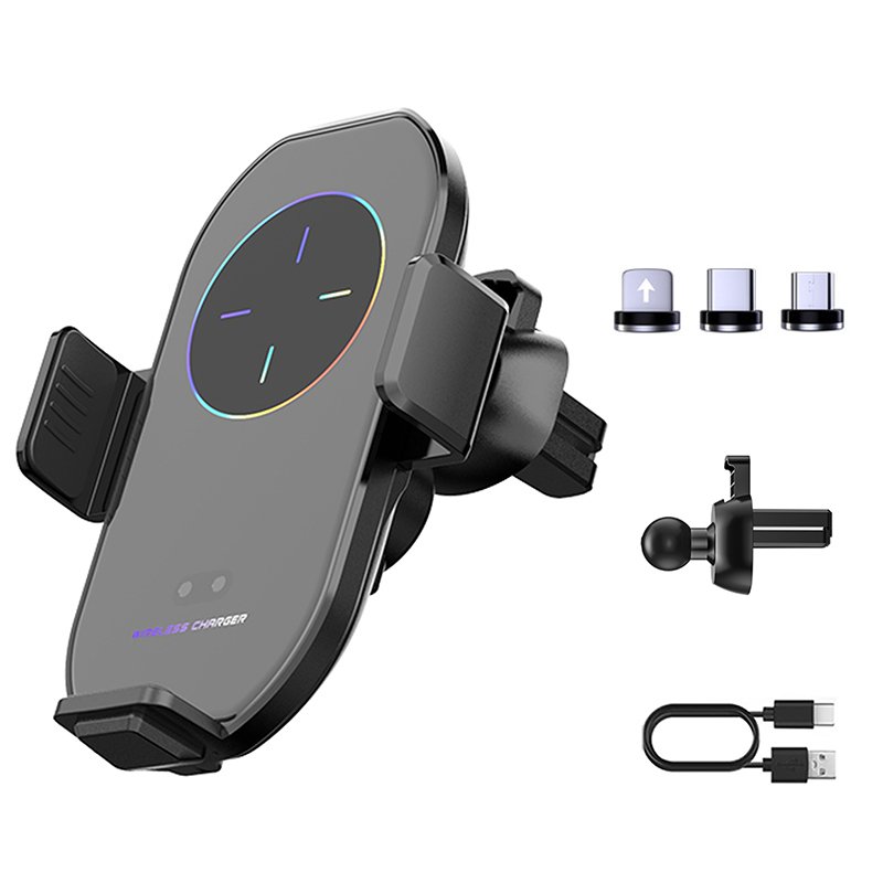 Factory Wholesale Car Wireless Phone Charger Car Air Vent Phone Mount Magnetic Phone Holder Stand