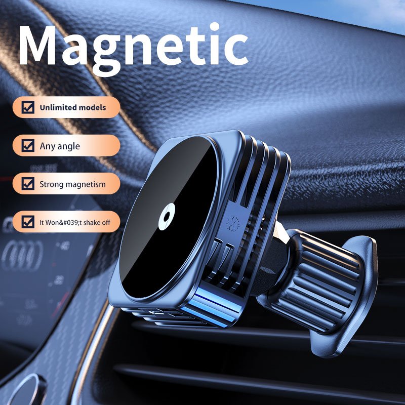 2024 Electronic Refrigeration Car Wireless Charger Car Holder Magnetic Wireless Car Charger